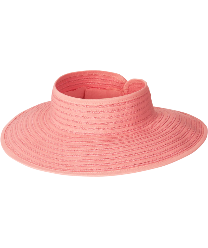 BOREEN - WOMENS ROLL UP VISOR Pink