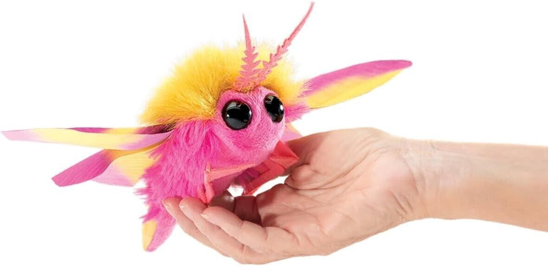Mini Rosy Maple Moth Finger Puppet