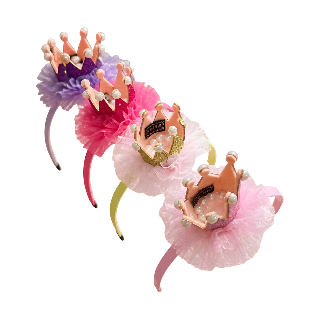 Princess Glitter and Tulle Headband