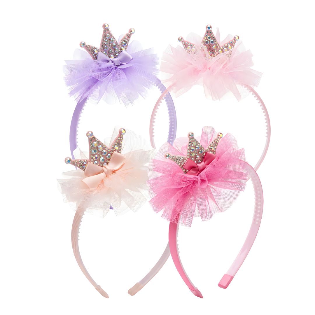 Rhinestone Felt Tiara Headband