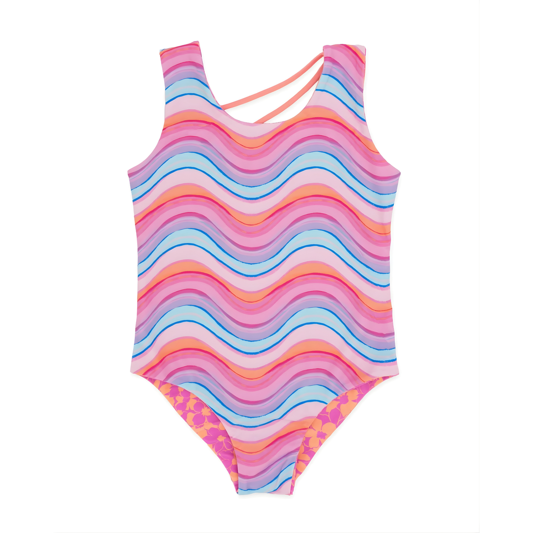 Summer Sun Reversible One-Piece - Flower Power