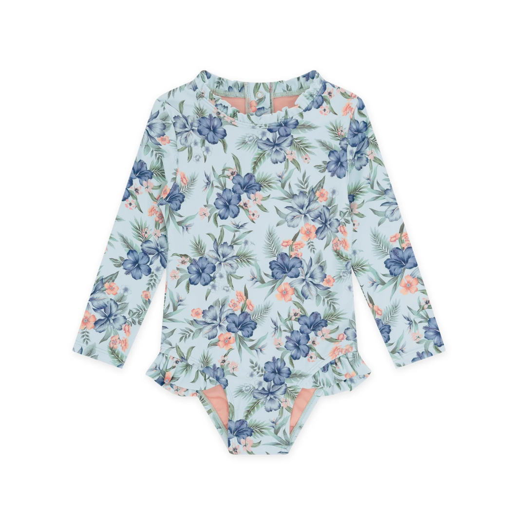 Frill Chaser One-Piece Rashguard - Paradise