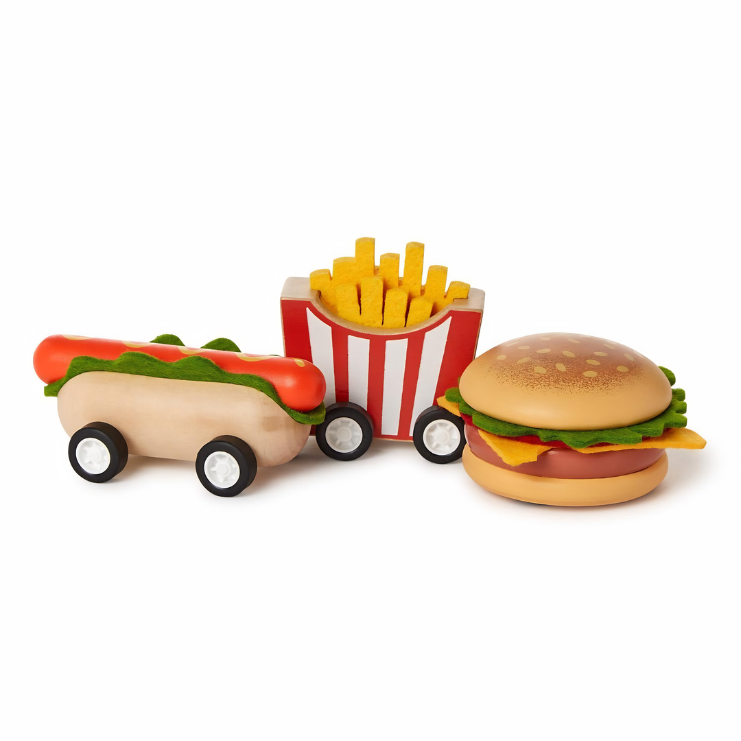 Fast Food Wooden Pullback