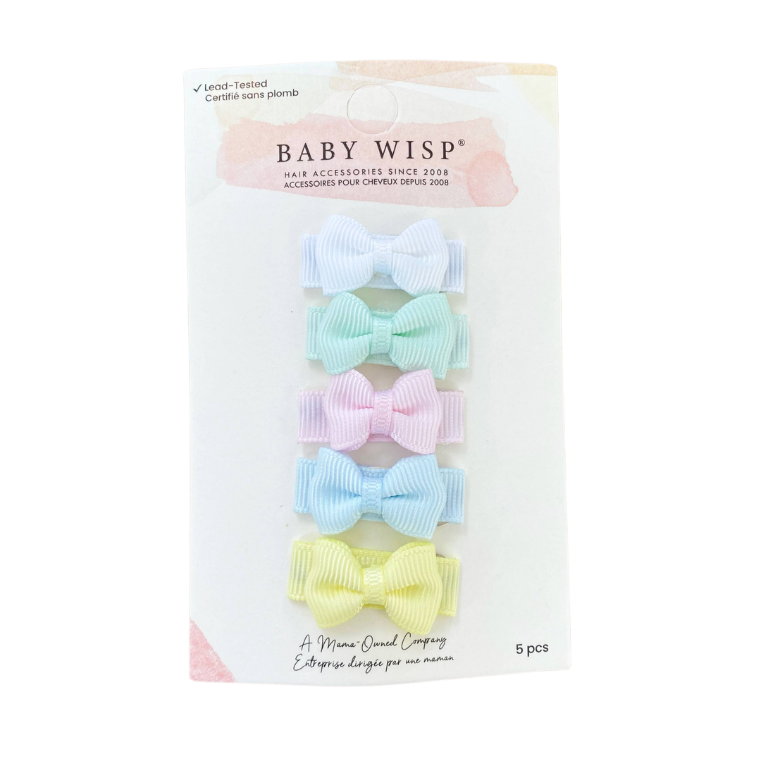 Tiny Tuxedo Bows on Snap Clips