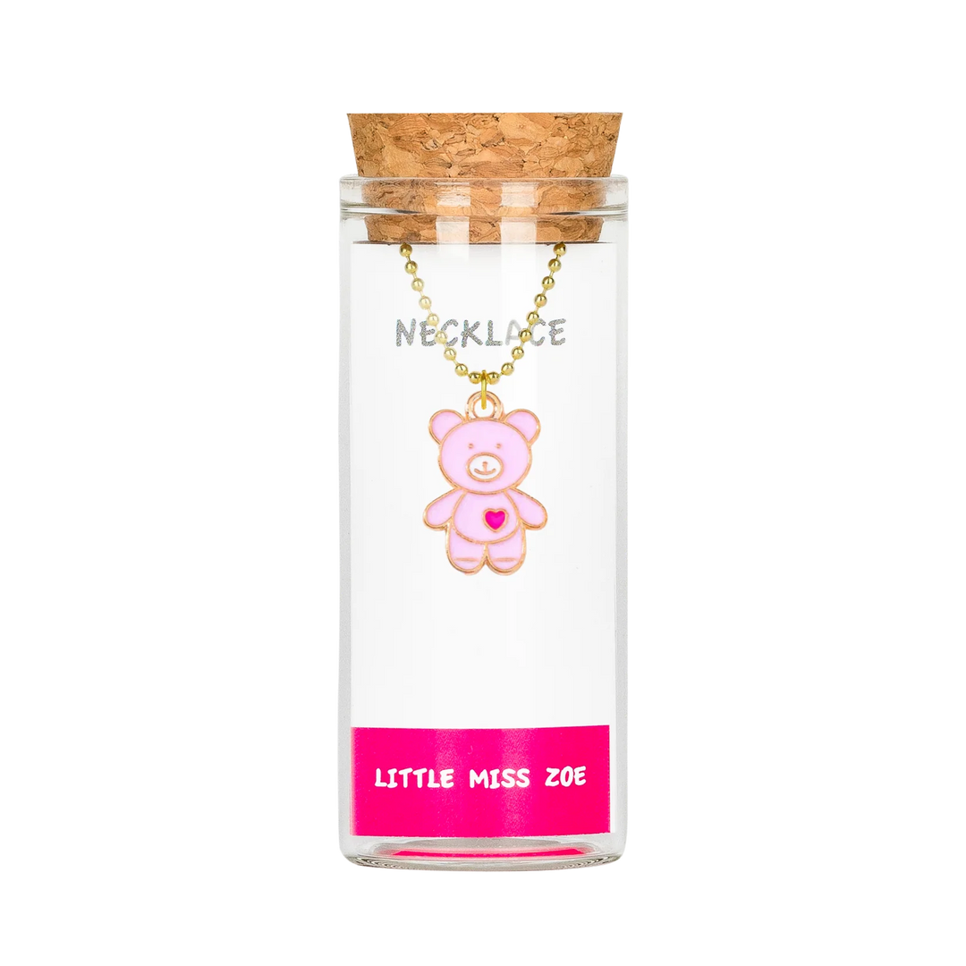 Necklace in a Bottle - Love Bear