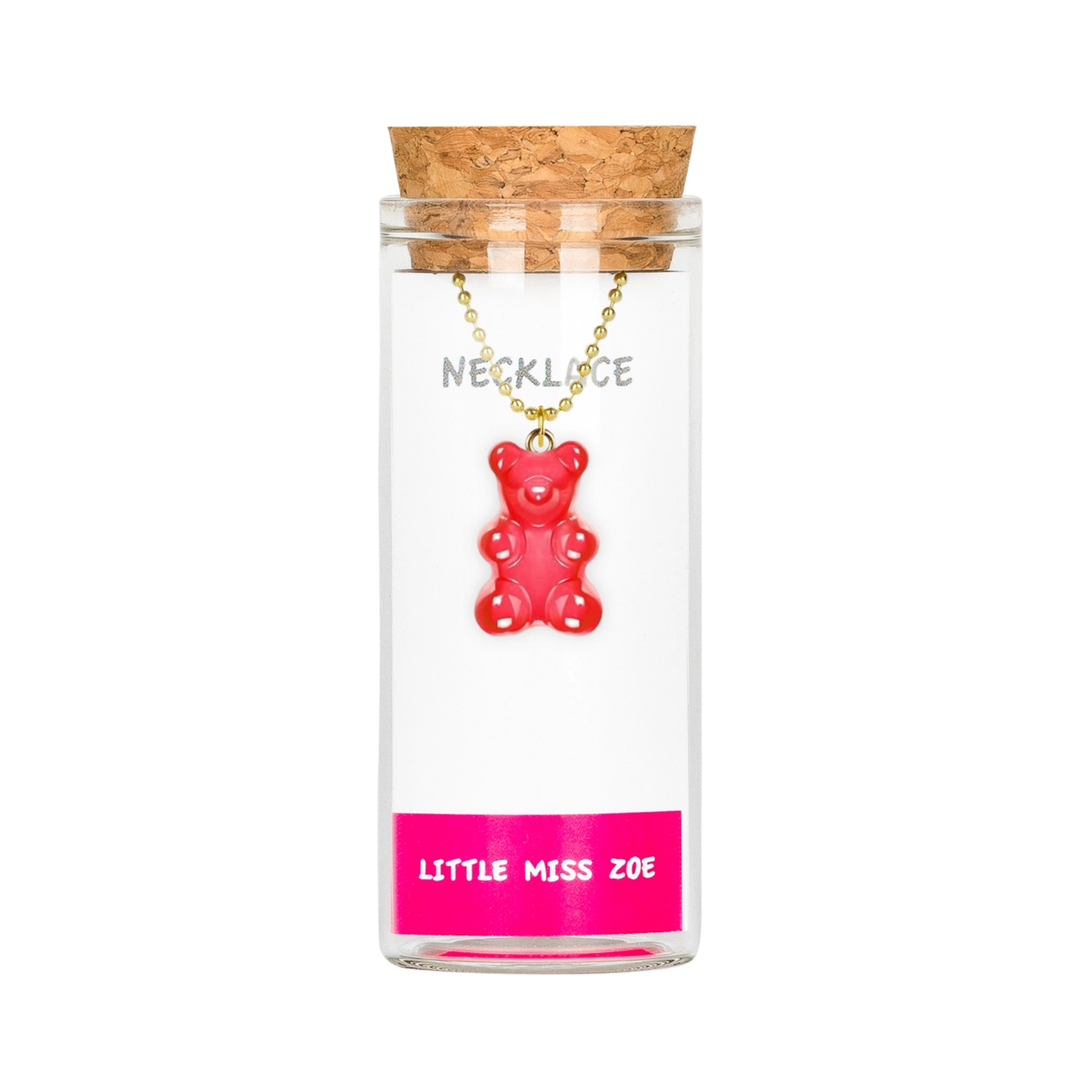 Gummy Bear Necklace - Red