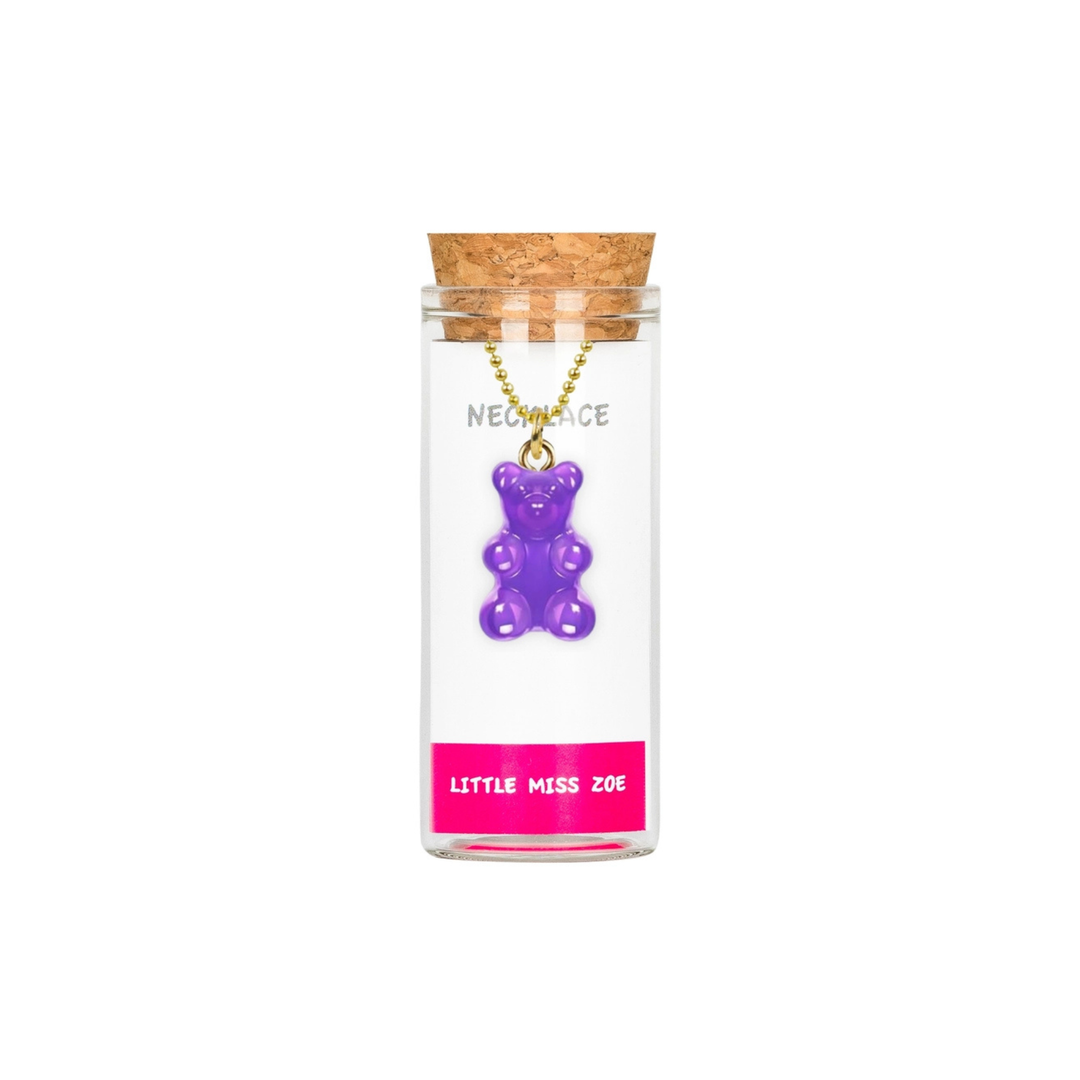 Gummy Bear Necklace - Purple
