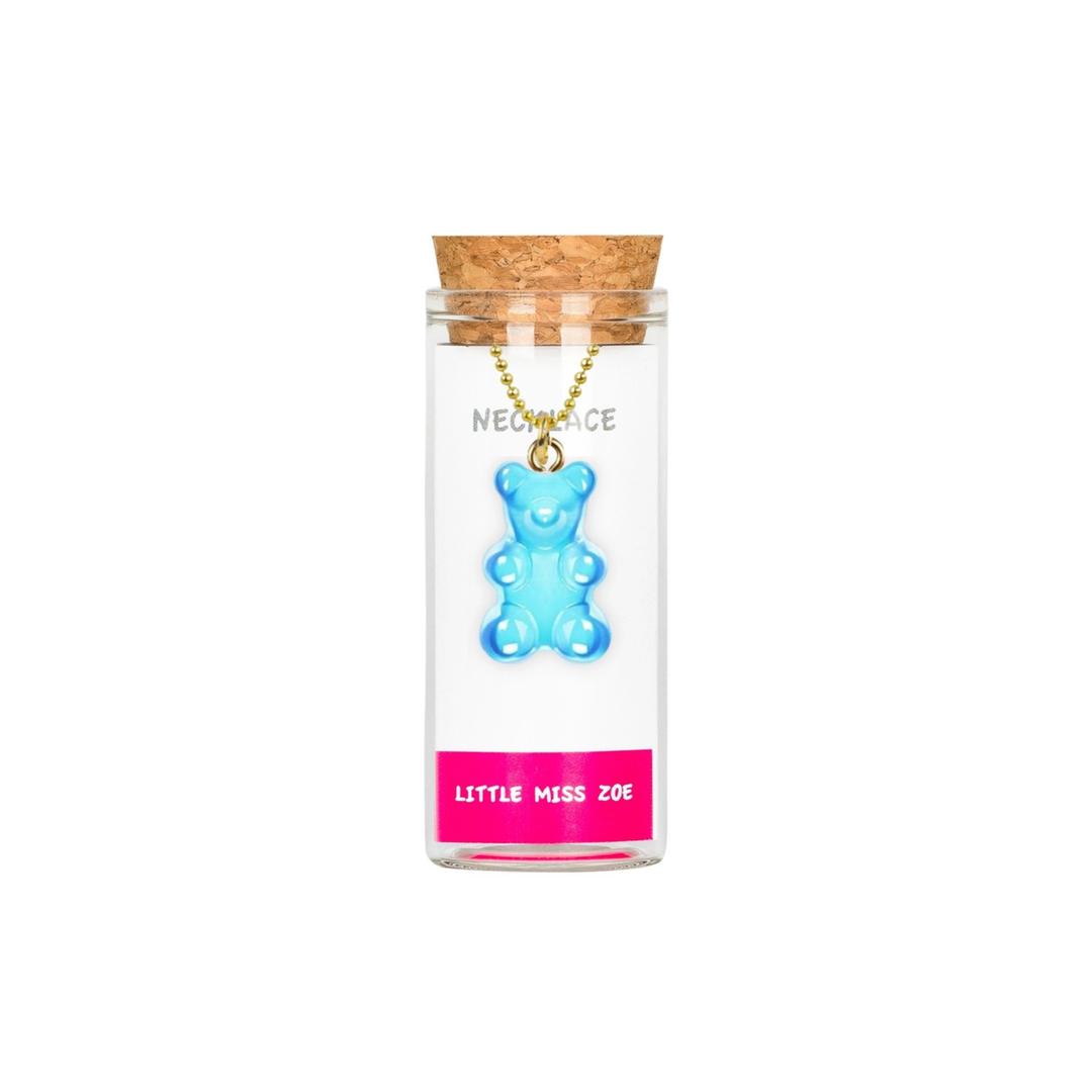 Gummy Bear Necklace - Blue
