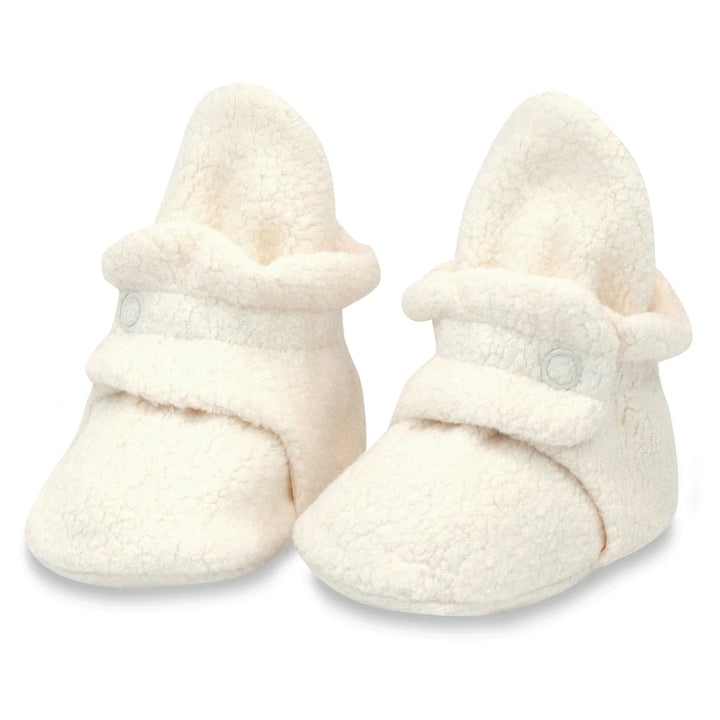 Cozy Fleece Baby Bootie - Cream