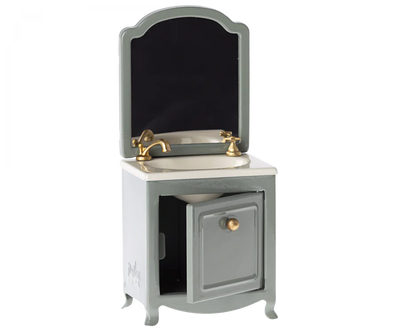 Sink Dresser with Mirror, Mouse - Dark Mint