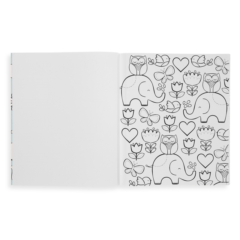 Little Cozy Critters Color-In' Book