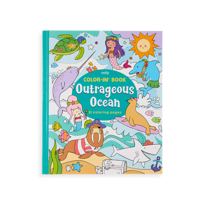 Outrageous Ocean Color-in' Book