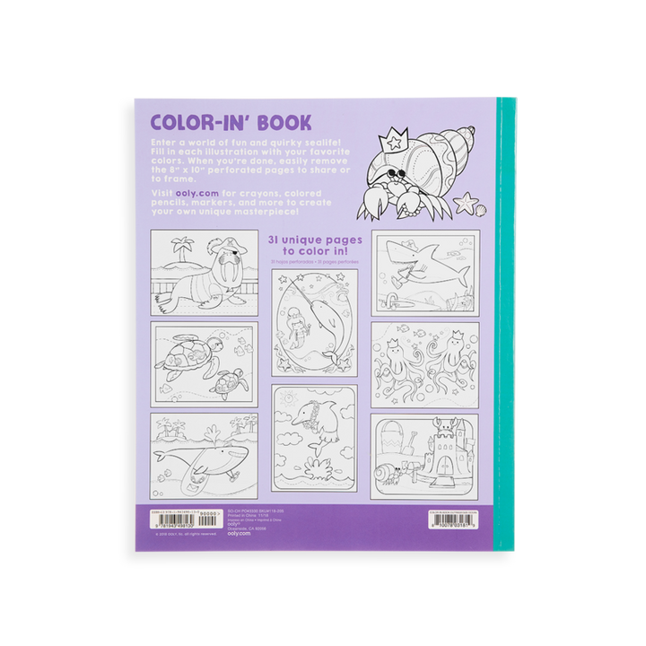 Outrageous Ocean Color-in' Book