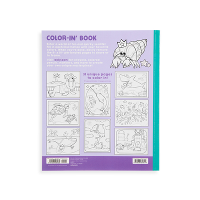 Outrageous Ocean Color-in' Book