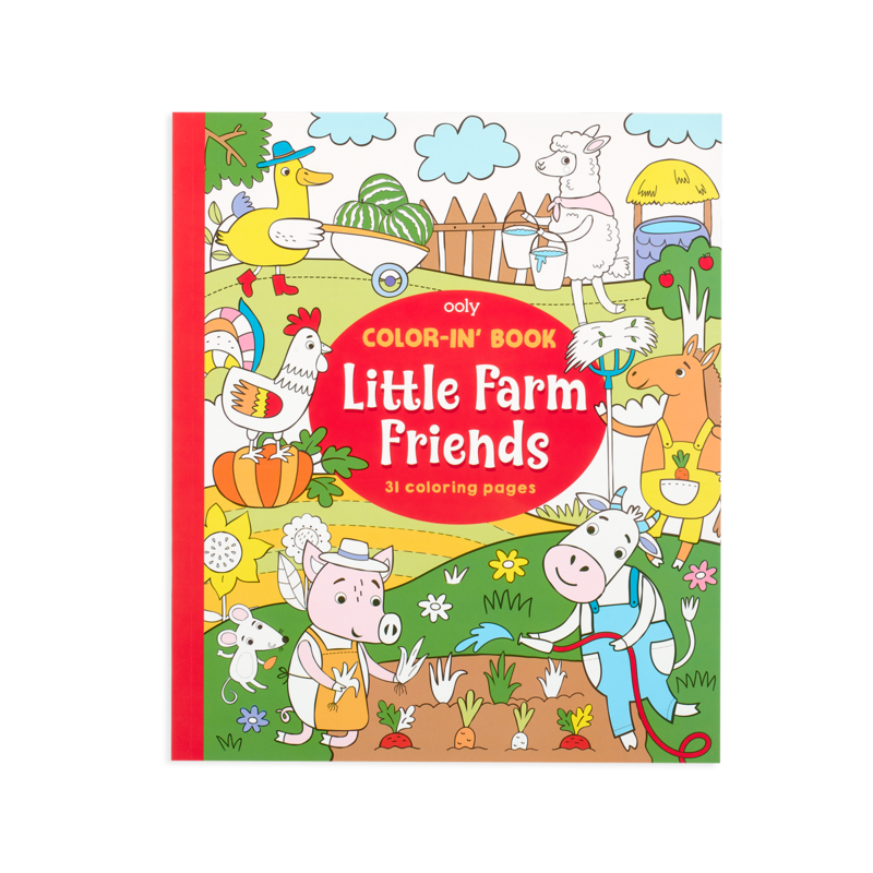 Little Farm Friends Color-In&