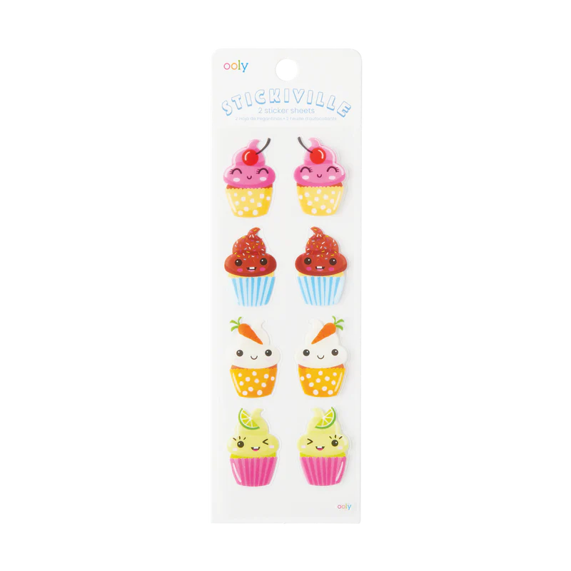 Stickiville Happy Cupcakes Stickers