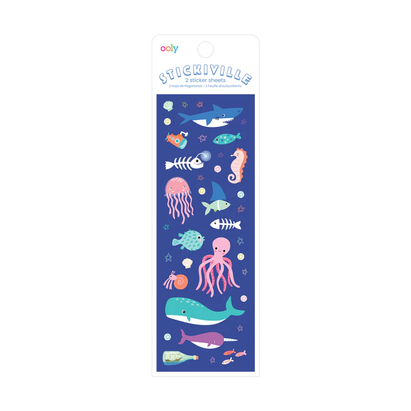 Stickiville Deep Sea Holographic Stickers