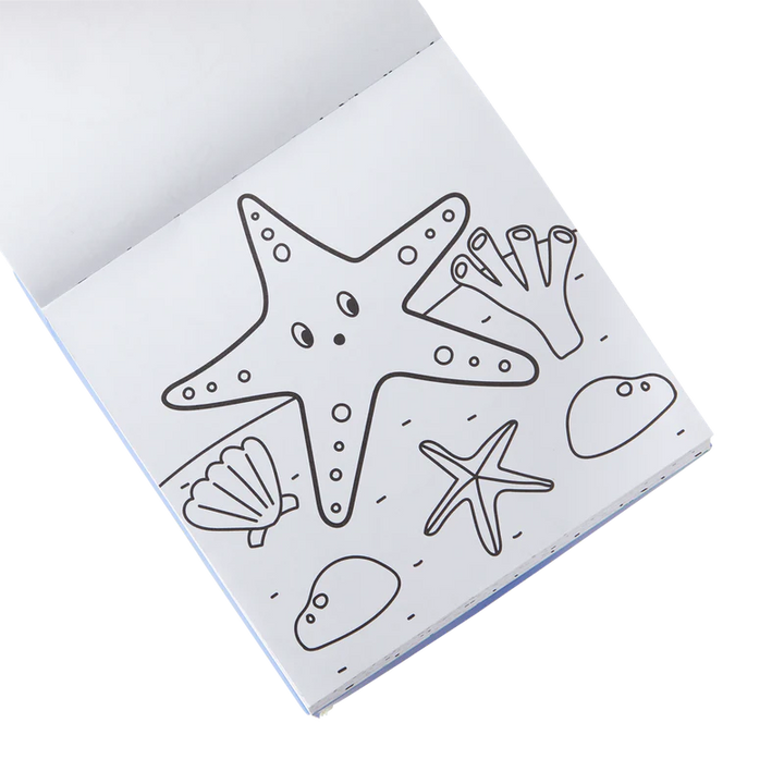 Carry-Along Coloring Book Set - Sea Life