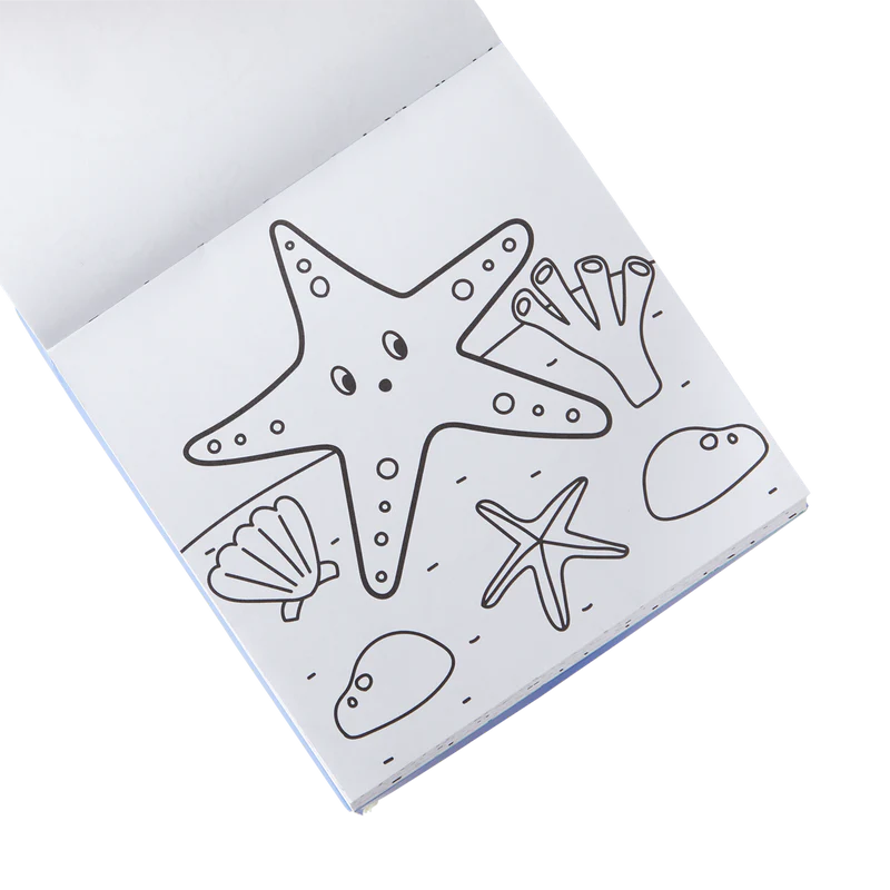 Carry Along Coloring Book Set - Sea Life