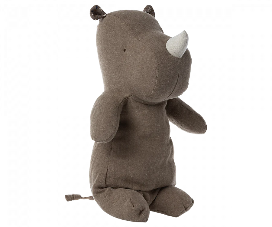 Safari Friends, Medium Rhino - Chocolate