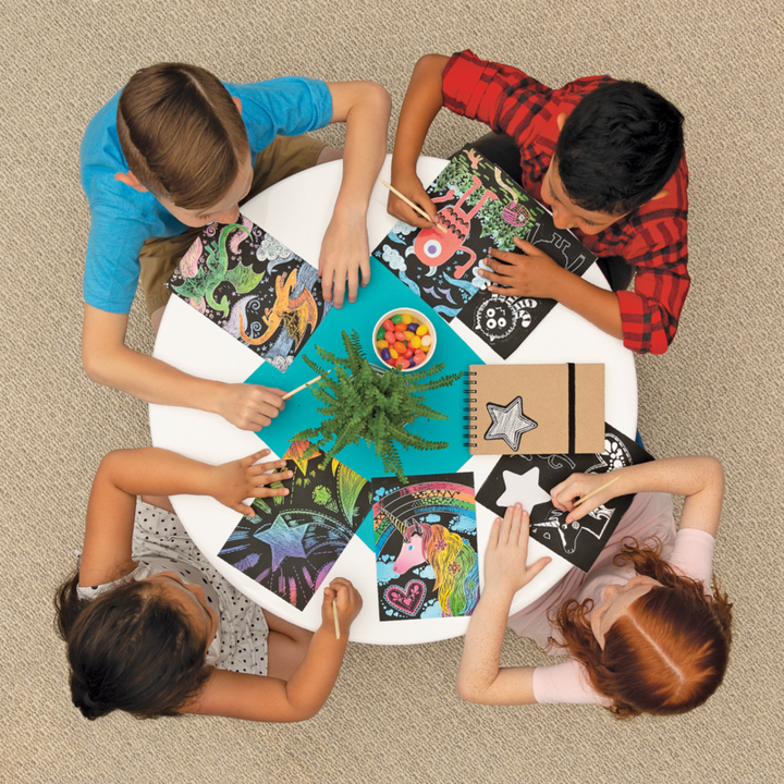 Scratch and Scribble Art Kit - Fantastic Dragons
