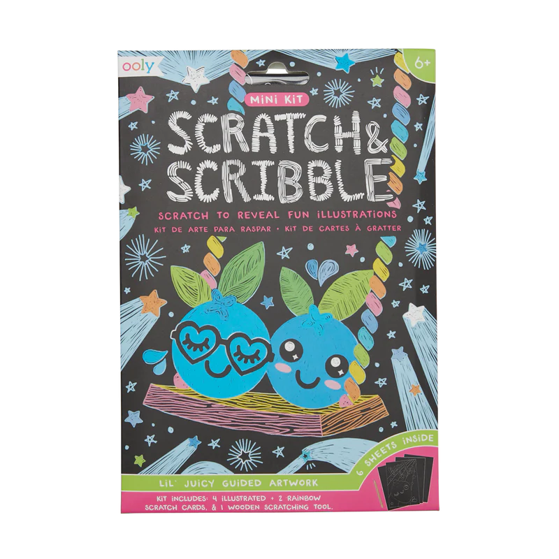 Mini Scratch & Scribble Art Kit - Lil' Juicy