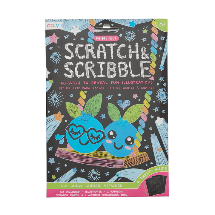 Mini Scratch & Scribble Art Kit - Lil' Juicy