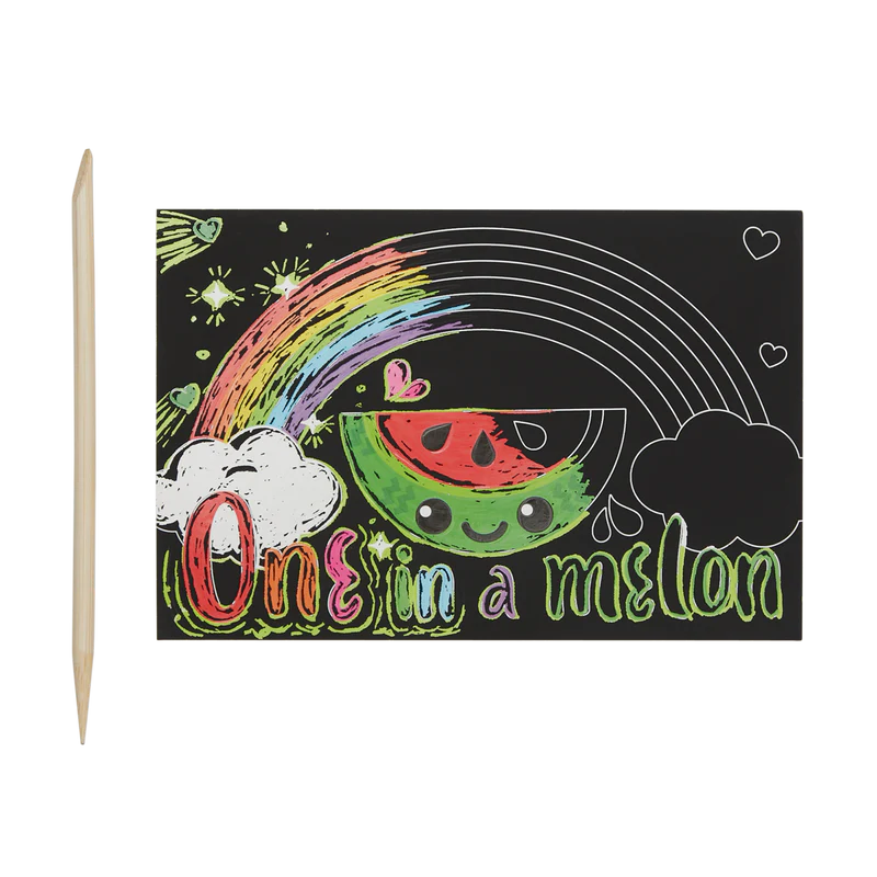 Mini Scratch & Scribble Art Kit - Lil' Juicy