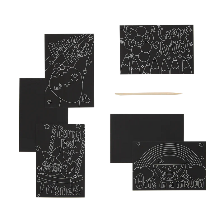 Mini Scratch & Scribble Art Kit - Lil' Juicy
