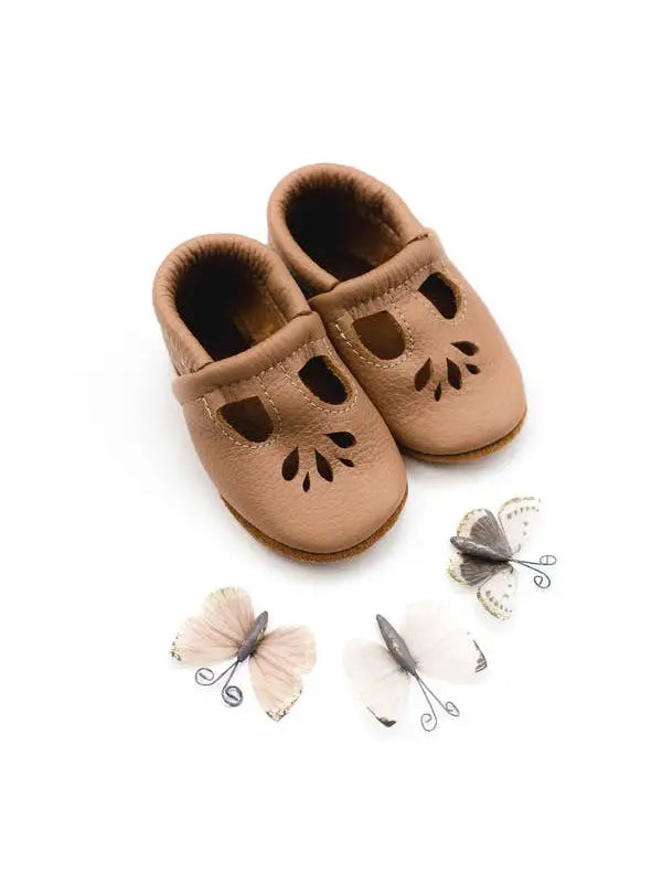 Lotus T-Strap Moccasin - Oat