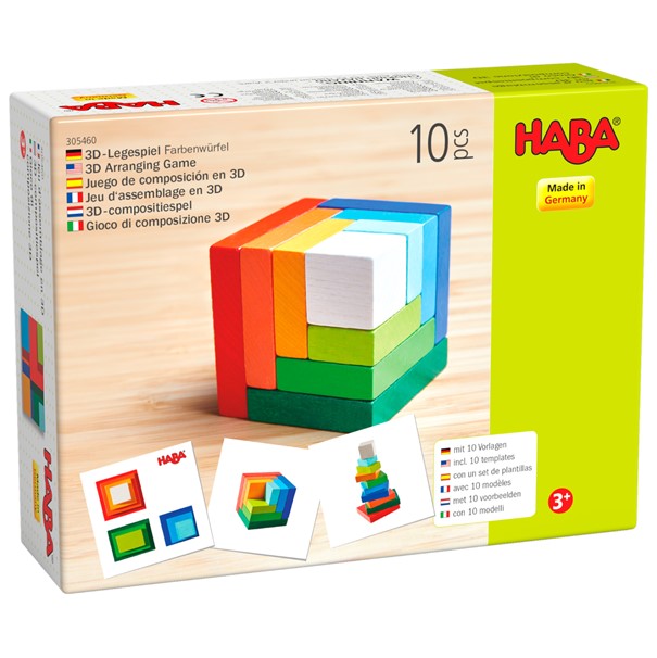 3D Rainbow Cube Arranging Game