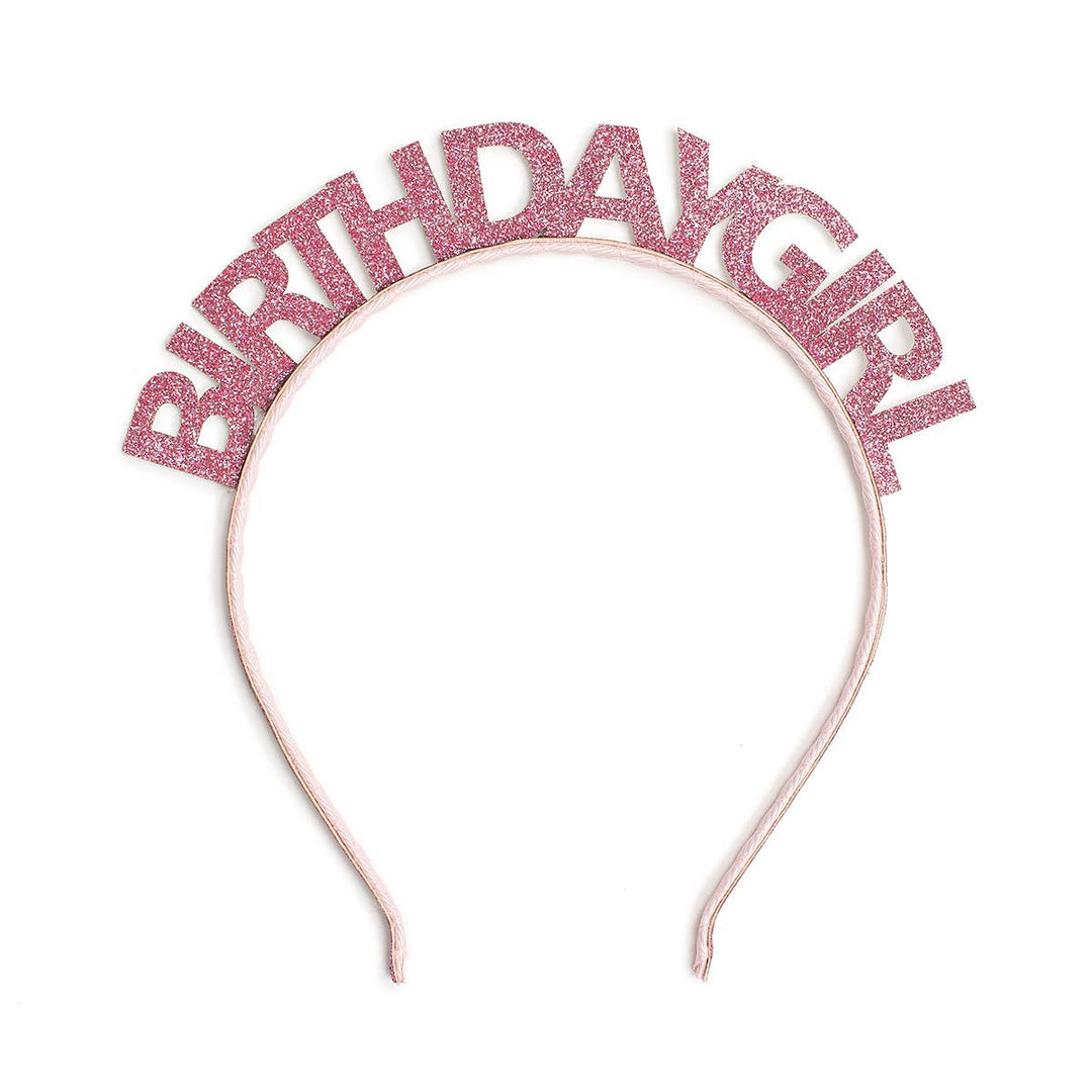 Pink Birthday Girl Headband