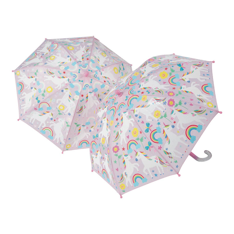 Colour Changing Umbrella - Rainbow Unicorn