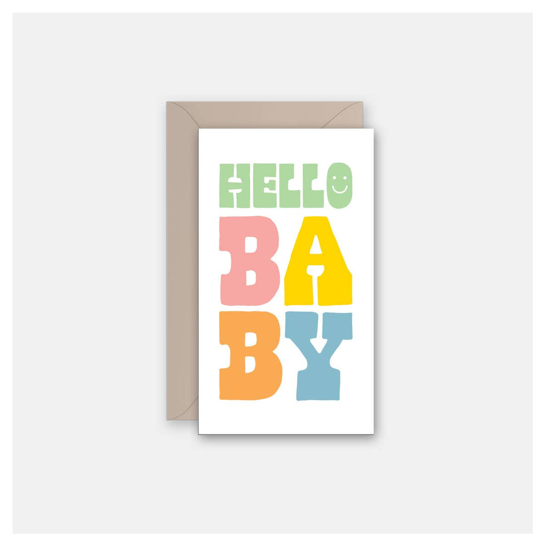Hello Baby Gift Enclosure Card