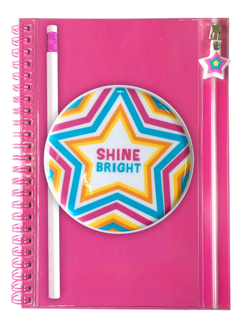 Shine Bright Pencil Pouch Journal