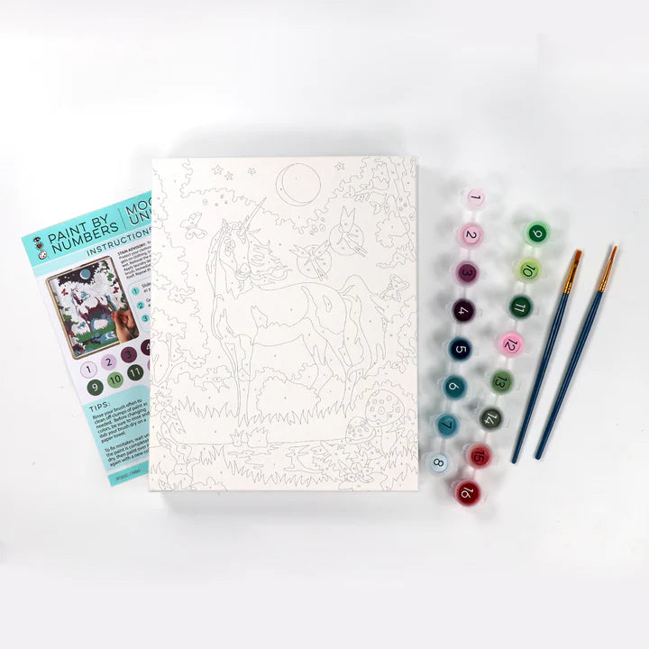 Paint By Numbers - Moonlit Unicorn