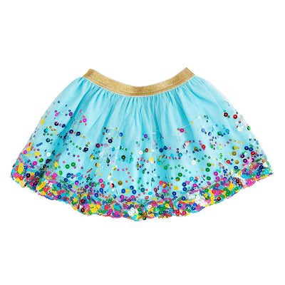 Aqua Confetti Tutu Tutu - Dress Up Skirt - Kids Tutu