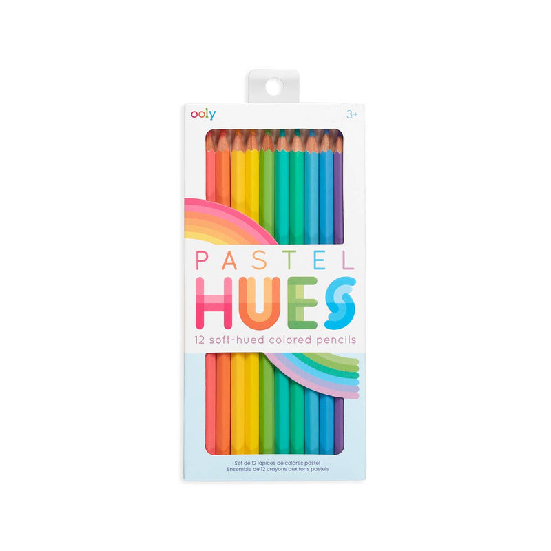 Pastel Hues Colored Pencils (Set of 12)