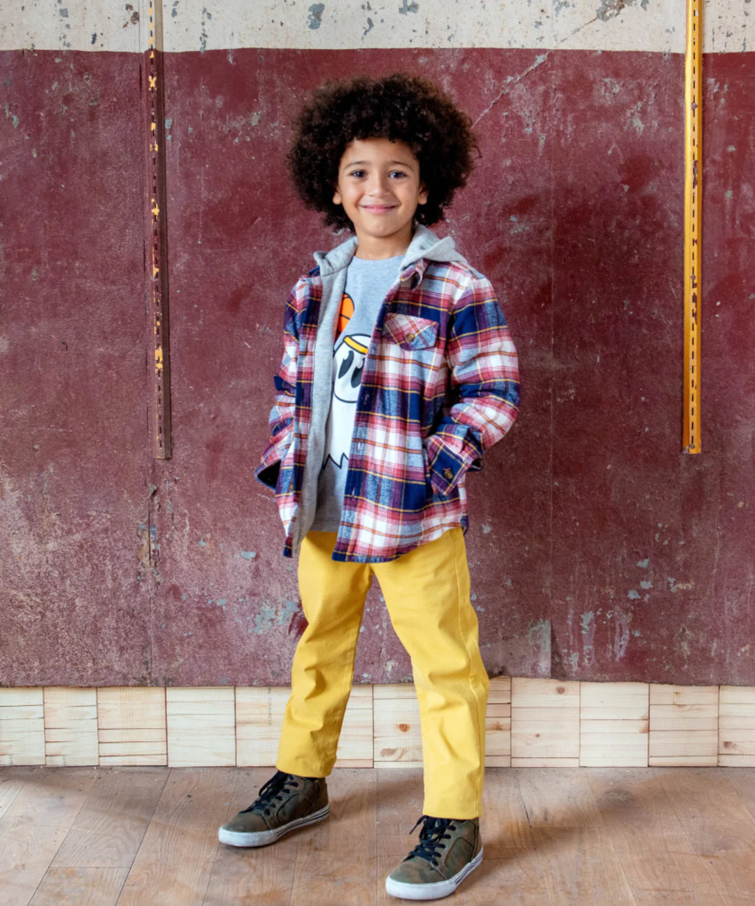 Skinny Twill Pant - Gold