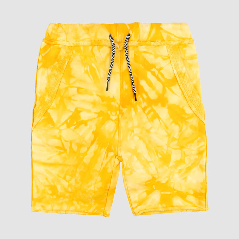 Brighton Shorts - Lemon Tie Dye