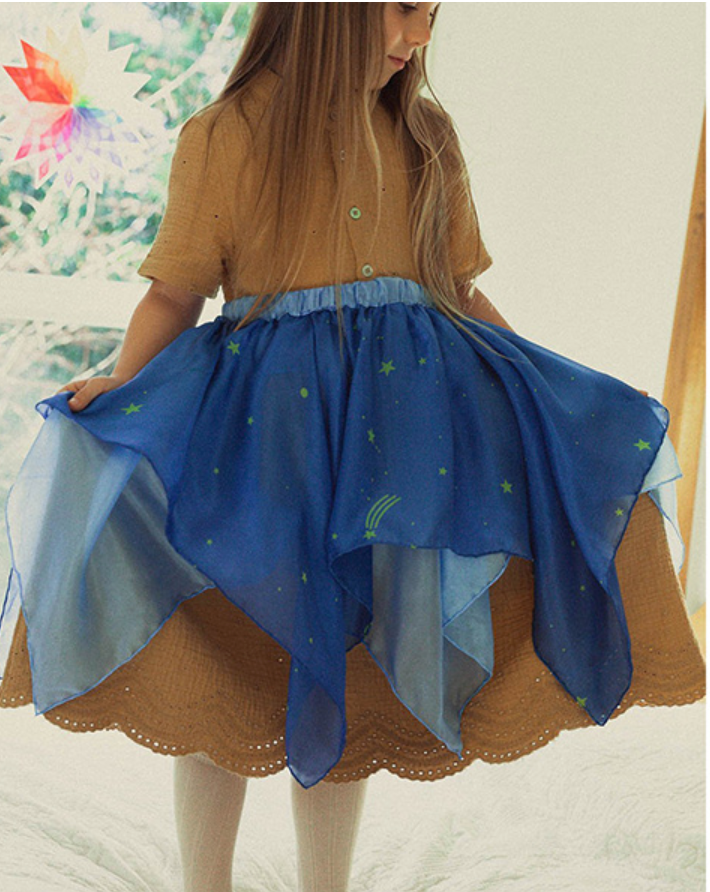 Reversible Fairy Skirt - Starry Night
