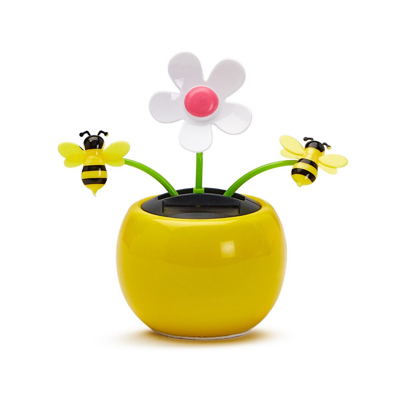 Bee Happy Solar Dancing Daisy & Bees