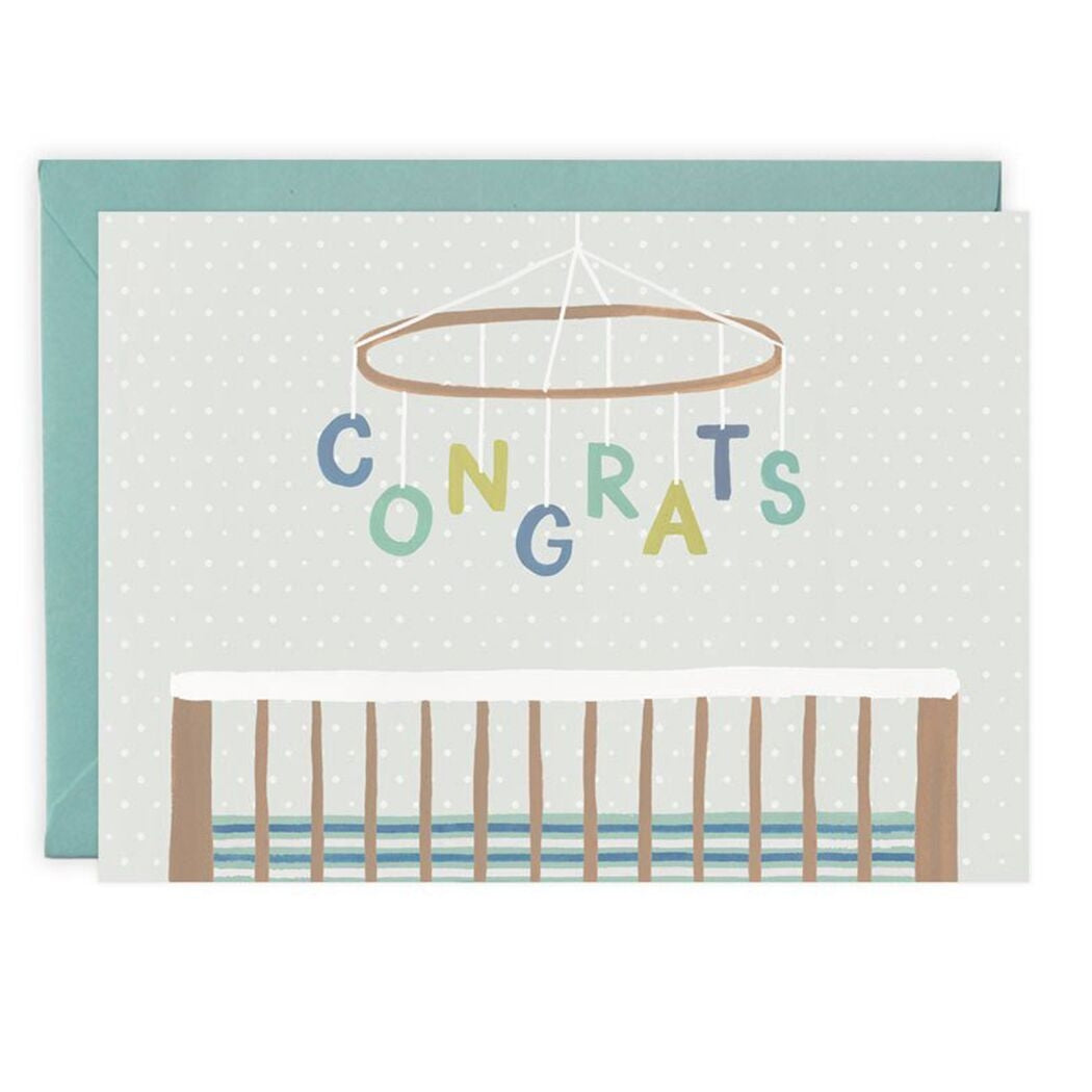 Baby Mobile Congrats Card