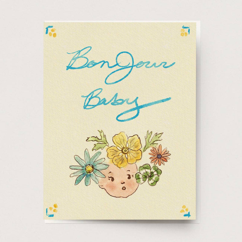 Bonjour Baby Card