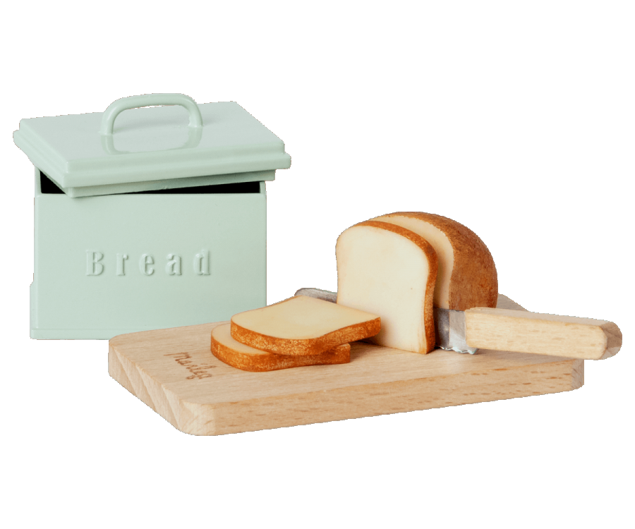Miniature Bread Box w. Cutting Board