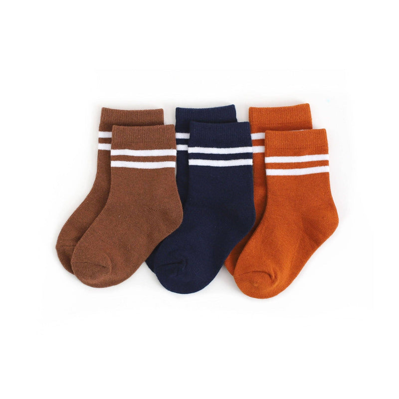 Game Day Striped Midi Sock 3-pack: 6-18 MONTHS