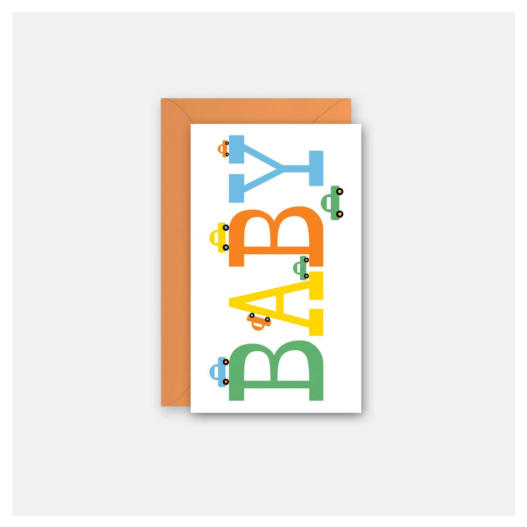 Baby Toy Cars Gift Enclosure Card