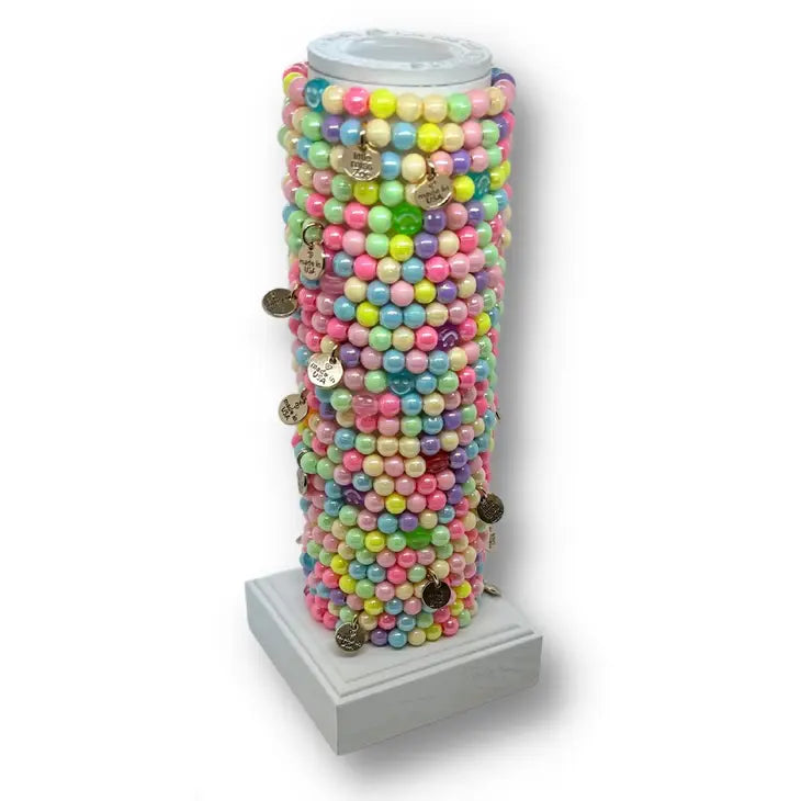 Bubble Gum Beads Bracelet