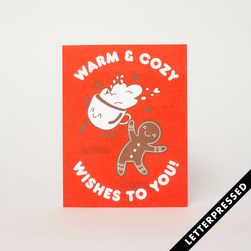Warm & Cozy Wishes Holiday Card