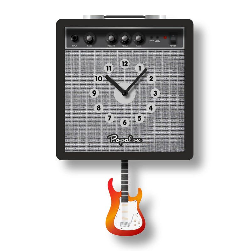 Guitar Amp Acrylic Pendulum Clock